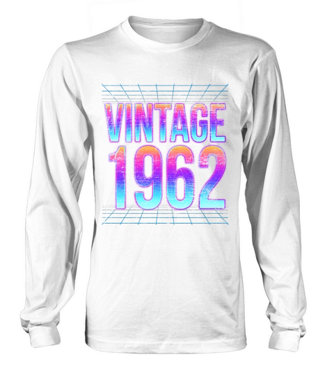 Vintage 1962 59th Birthday Gift Long sleeved Unisex