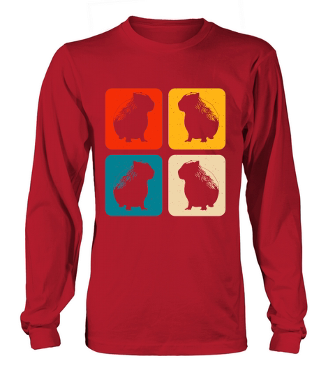 Vintage Capybara Long sleeved Unisex