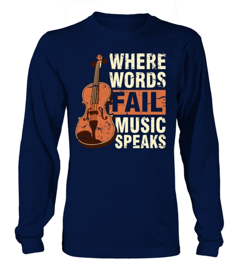 Violin and violin violin player music Long sleeved Unisex