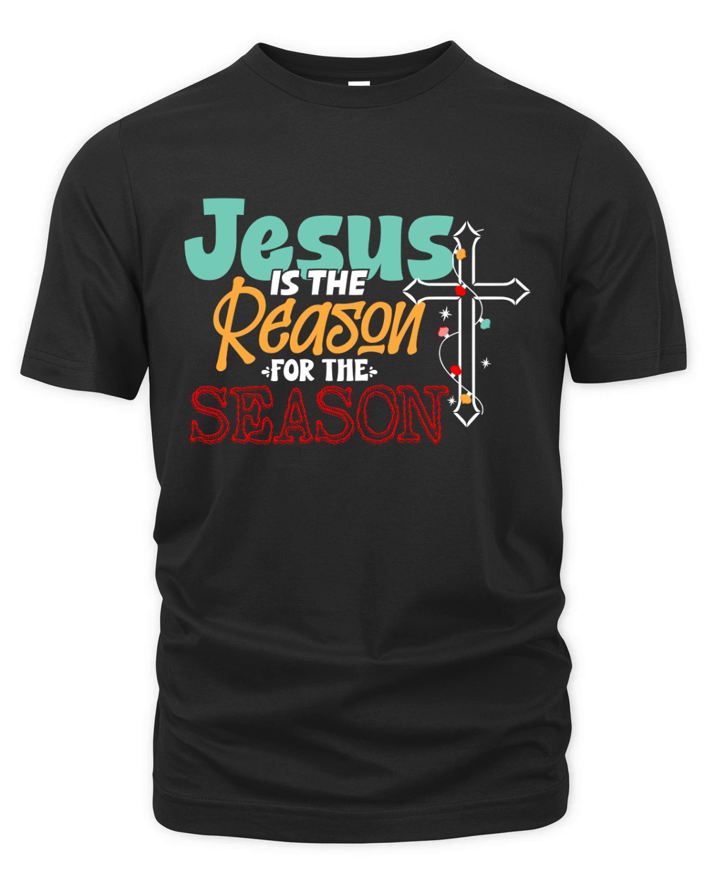Jesus Is The Reason For The Season Organic Unisex T-shirt