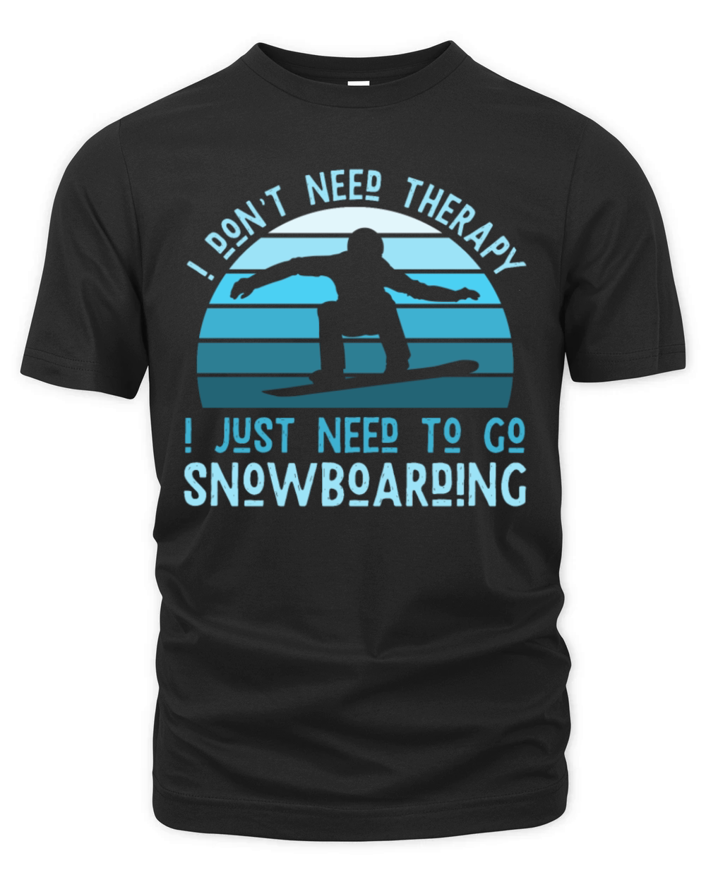 Snowboarding Therapy - Snowboarders Organic Unisex T-shirt