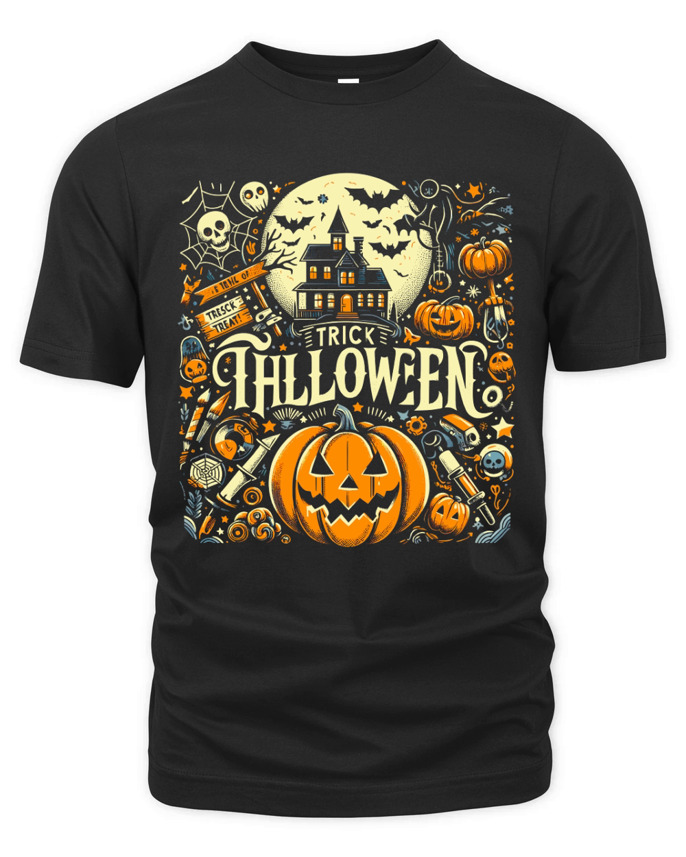 trick i halloween Organic Unisex T-shirt