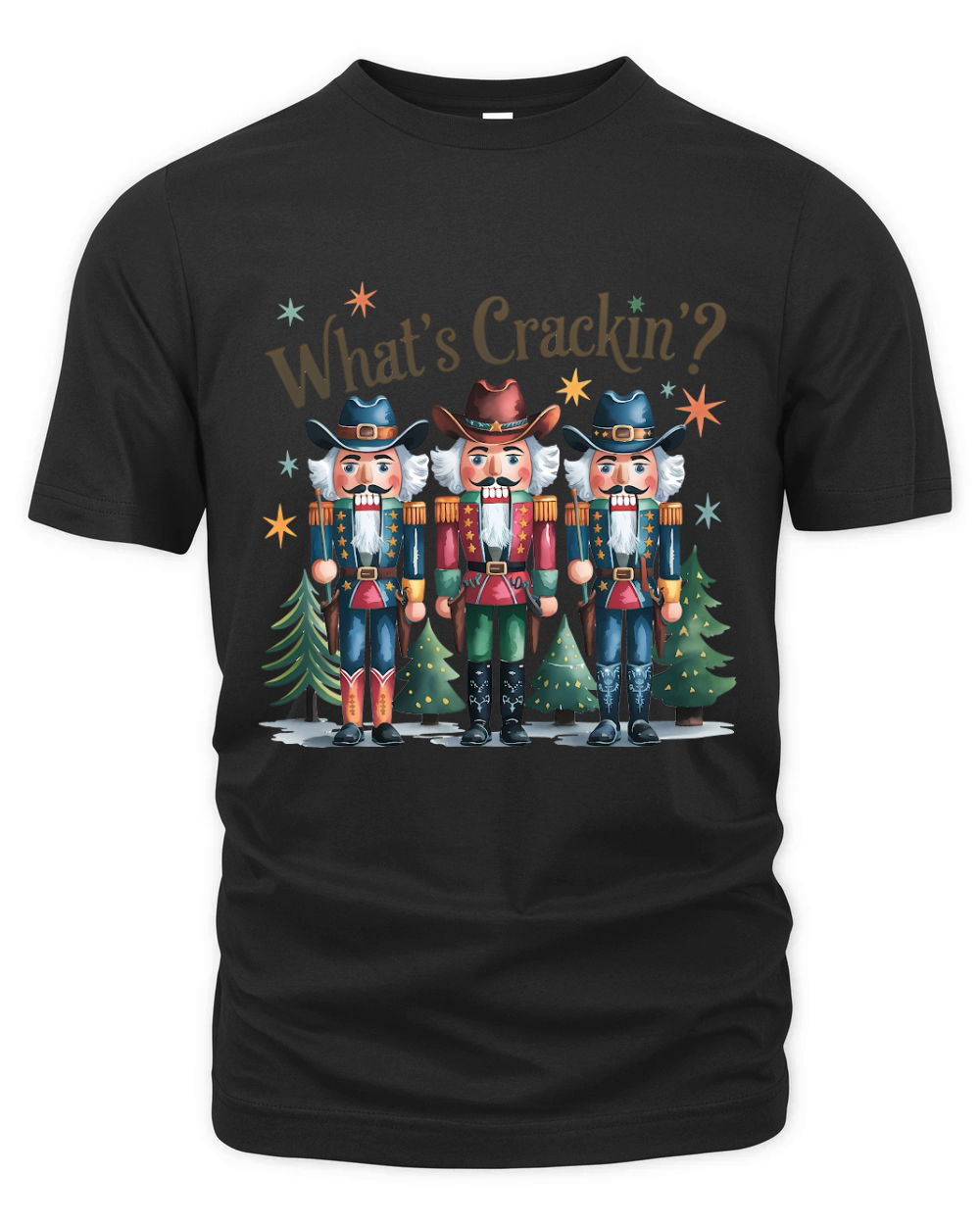 Whats Crackin Vintage Christmas Organic Unisex T-shirt