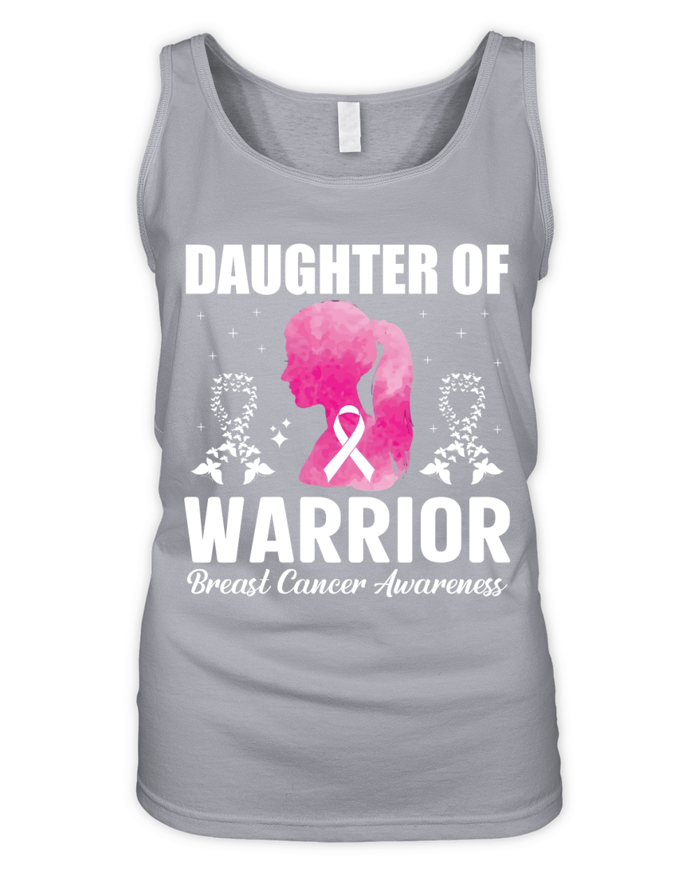 Daughter Of Warrior Breast Cancer Awareness Organic Women's Tank Top