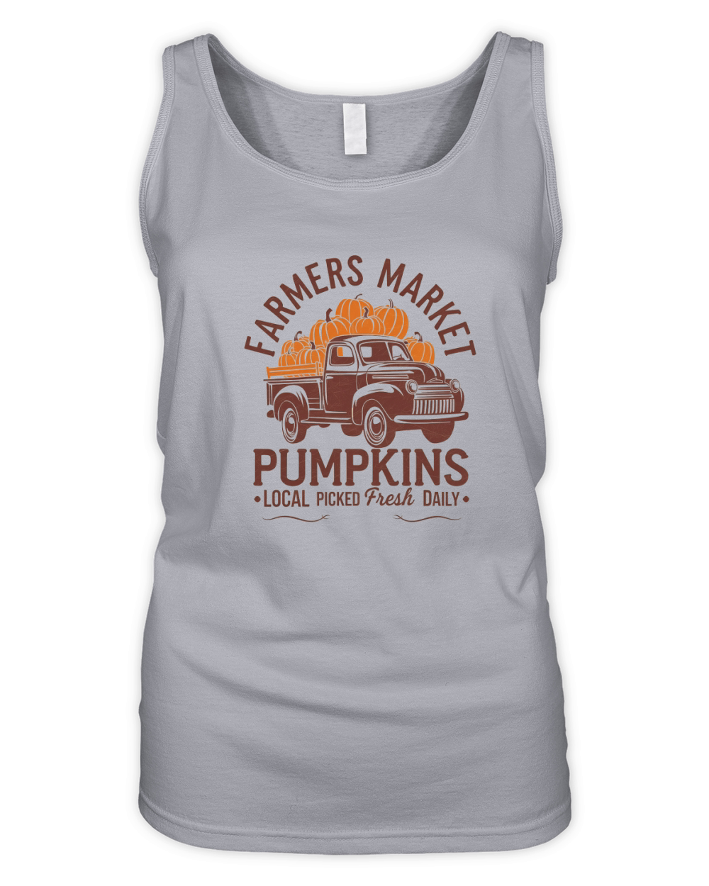 Farmers Market Pumpkin Patch Fresh Daily Organic Women's Tank Top