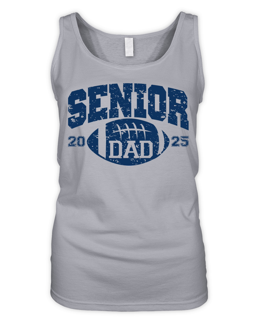 Football Senior Dad 2025 Organic Women's Tank Top
