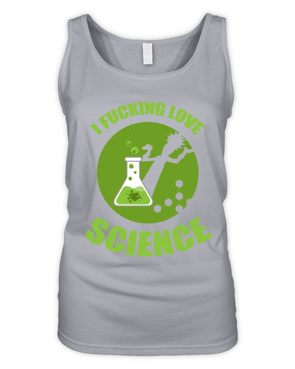 I Fucking Love Science Scientist Humor Organic Women's Tank Top