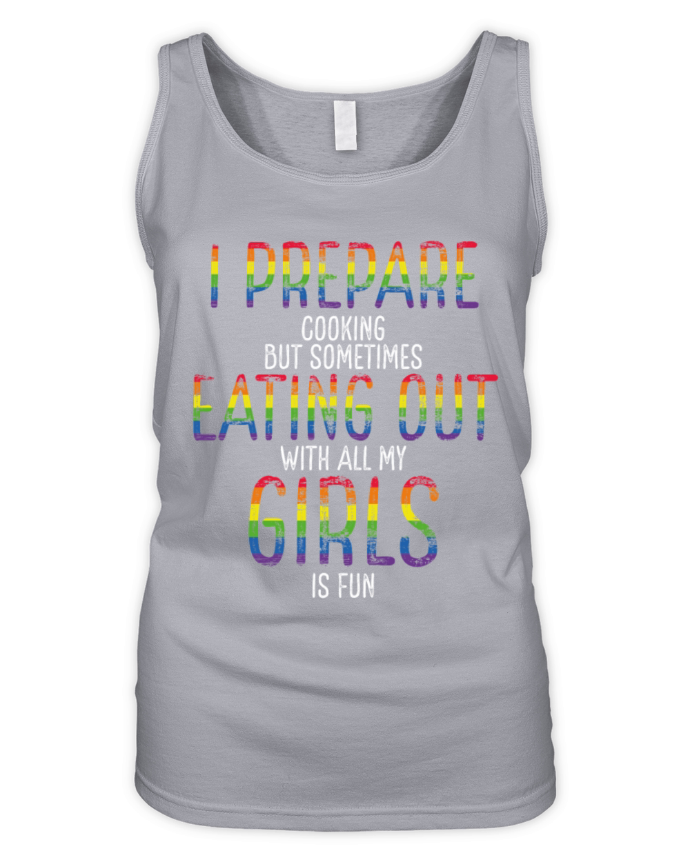 I Prefer Cooking But Eating Out With All My Girls Organic Women's Tank Top