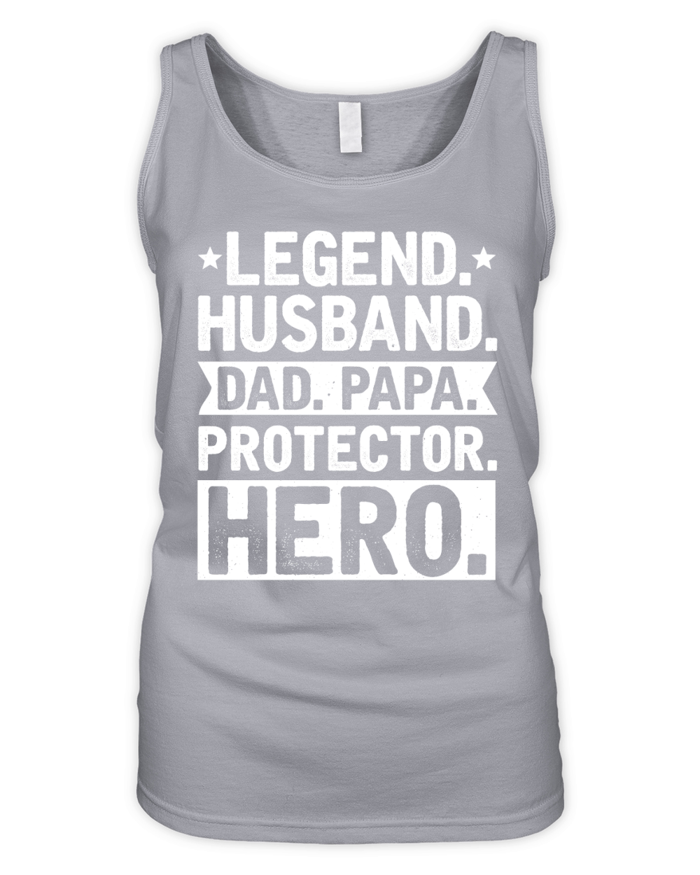 Legend Husband Dad Papa Protector Hero Organic Women's Tank Top