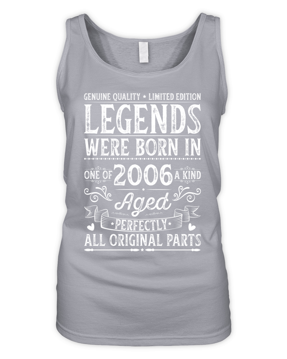 Legends Were Born in 2006 Organic Women's Tank Top