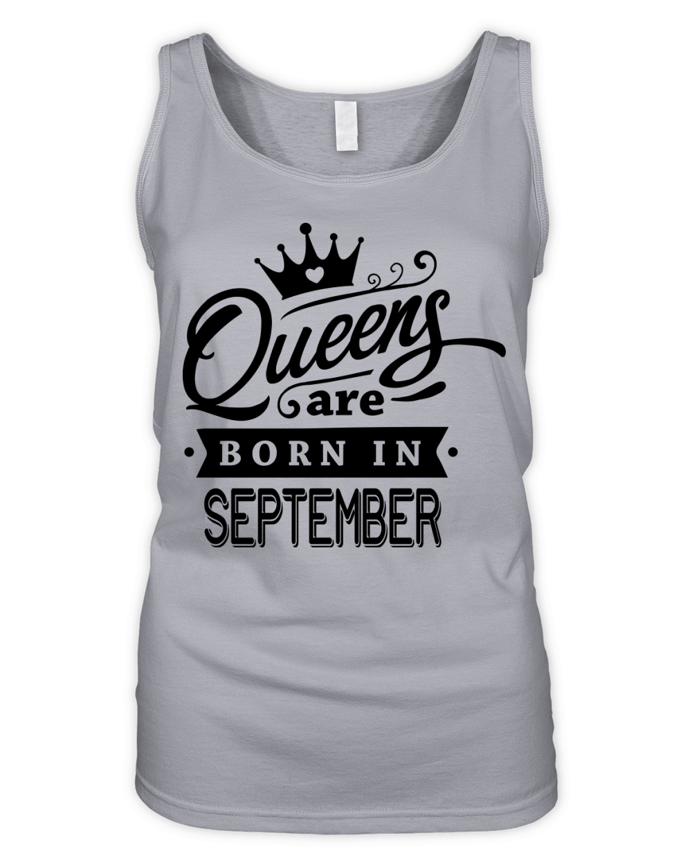 Queens Are Born In September Organic Women's Tank Top