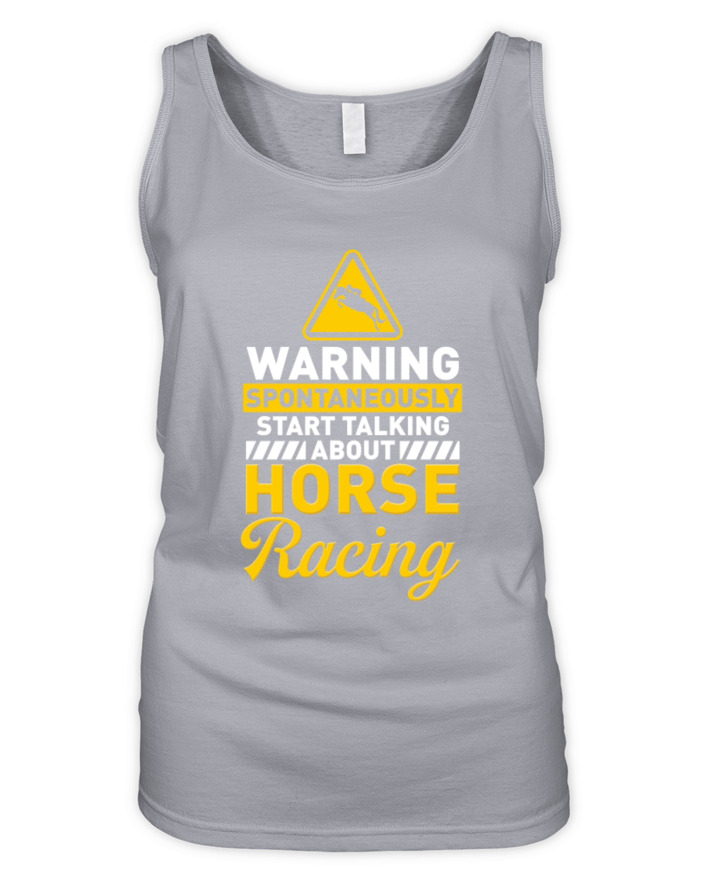Talking About Horse Racing Organic Women's Tank Top