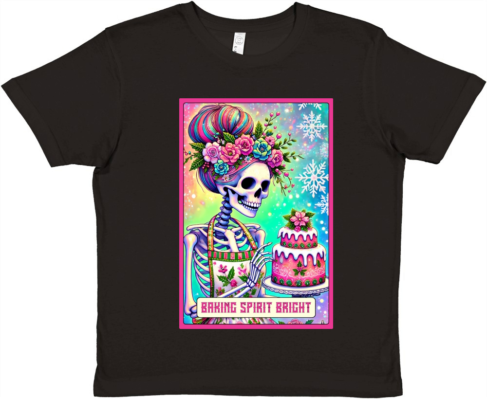 Baking Spirit Bright Skeleton Taro Card 02 Premium Kids Crewneck T-shirt