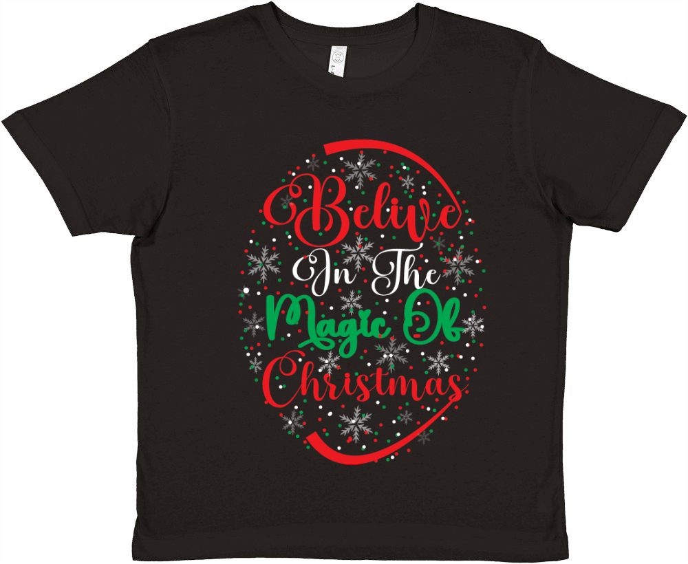 Belive in the magic of christmas Premium Kids Crewneck T-shirt