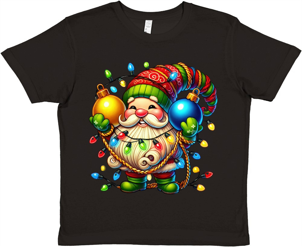 Christmas Gnome Digital Download Premium Kids Crewneck T-shirt