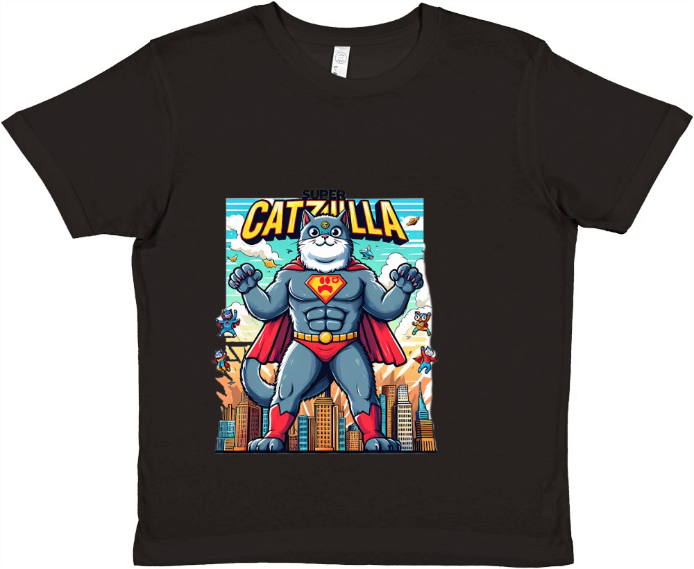 funny cat (10) Premium Kids Crewneck T-shirt