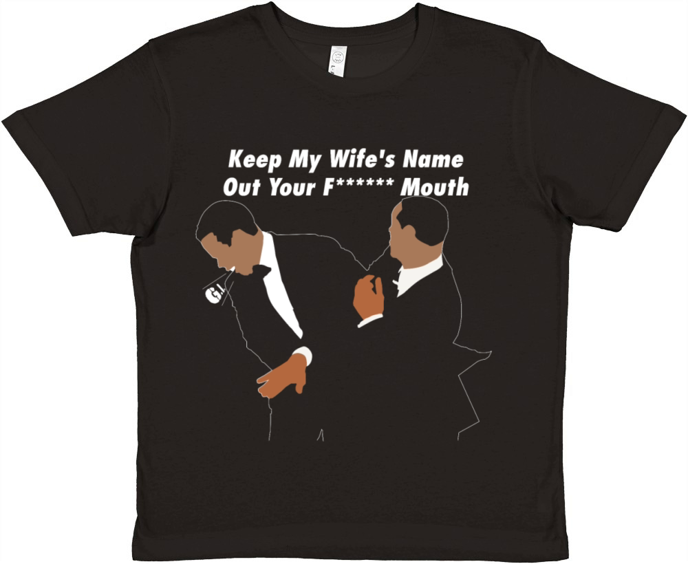 Keep My Wife s Name Out Your Mouth - Will vs Chris Premium Kids Crewneck T-shirt