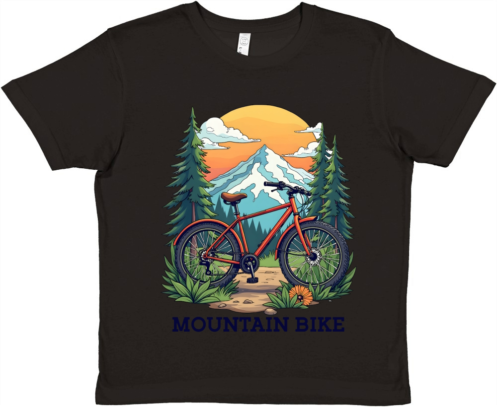 Mountain Bike 5 Premium Kids Crewneck T-shirt