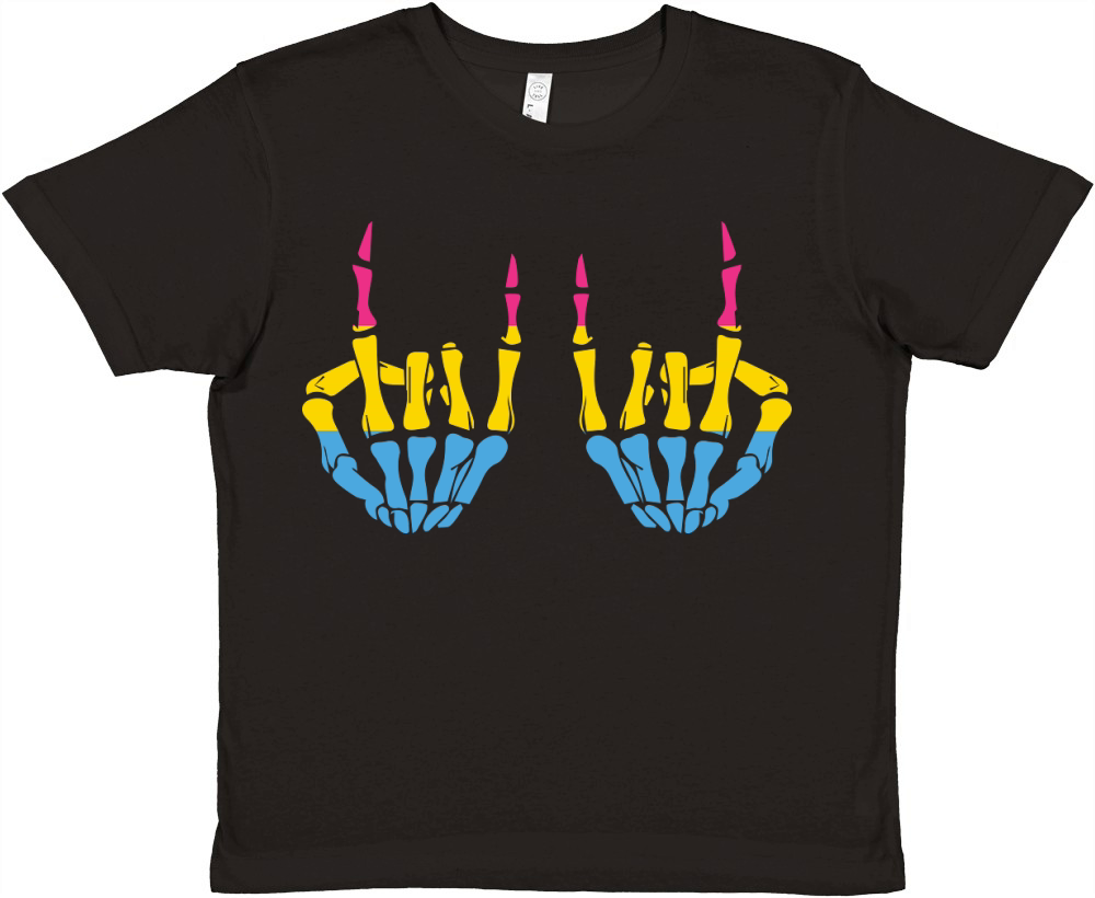 Skeleton Pride LGBT Gay 04 Premium Kids Crewneck T-shirt