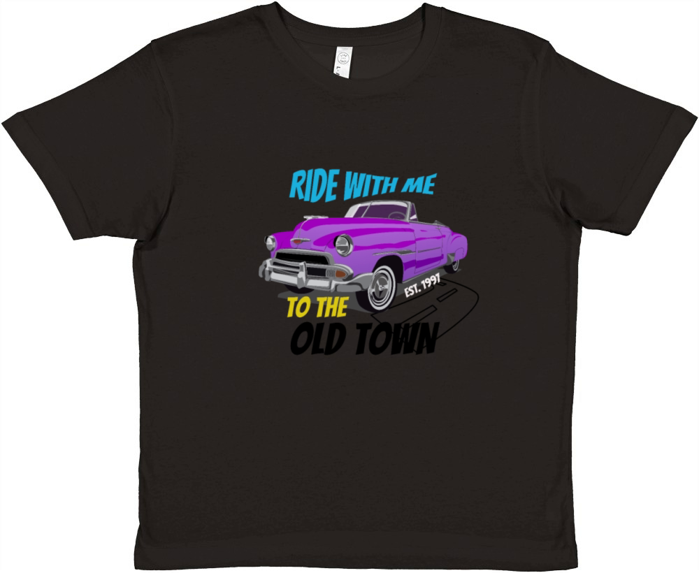 Vintage - Old town road Premium Kids Crewneck T-shirt
