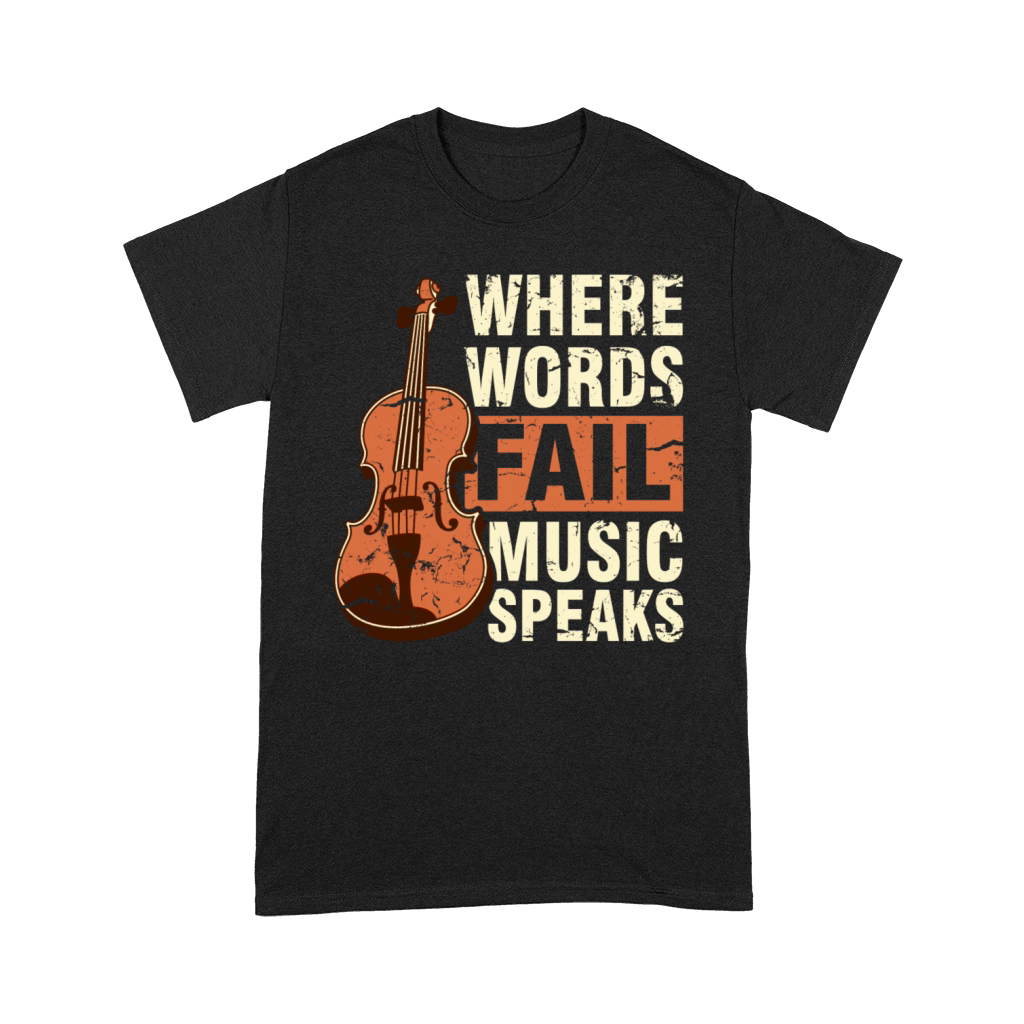 Violin and violin violin player music Premium T-shirt