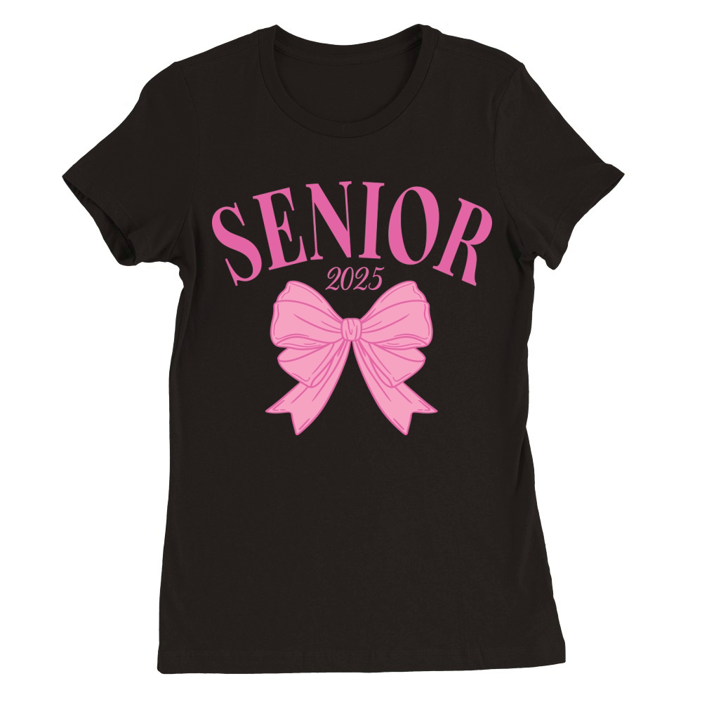 Senior2025 Bow3 Premium Womens Crewneck T-shirt