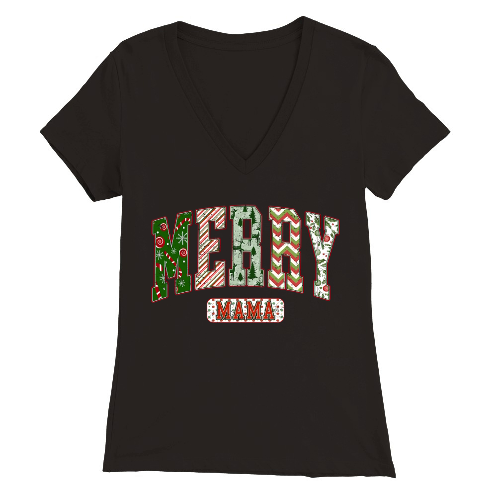 MerryMamaThemeV1 Premium Womens V-Neck T-shirt