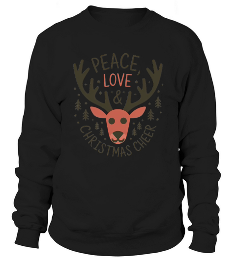 Peace,love & Christmas Cheer 02 Sweatshirt Unisex