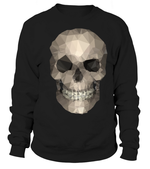 Polygons Skull Sweatshirt Unisex