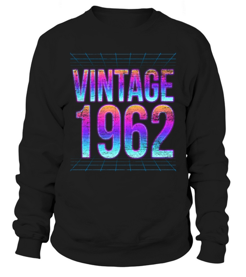 Vintage 1962 59th Birthday Gift Sweatshirt Unisex