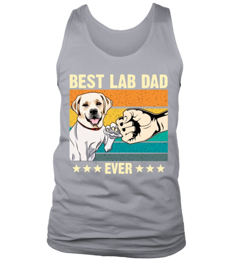 Best labrador Dad Ever lab Retro Vintage Gift Tank Top Unisex