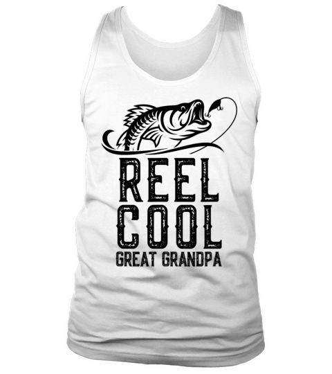 Reel Cool Great Grandpa Fishing Retro Fisherman Tank Top Unisex