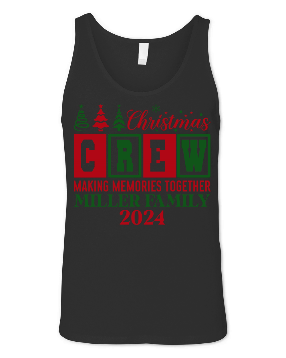 Christmas Crew 12 02 Unisex Jersey Tank