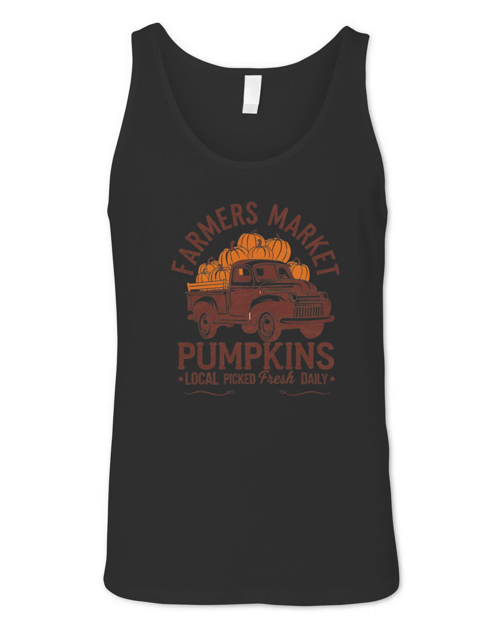 Farmers Market Pumpkin Patch Fresh Daily Unisex Jersey Tank