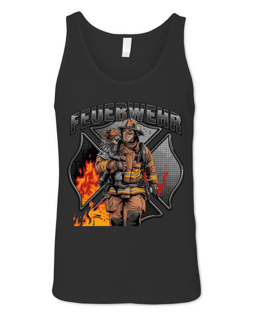Feuerwehr 1 Unisex Jersey Tank