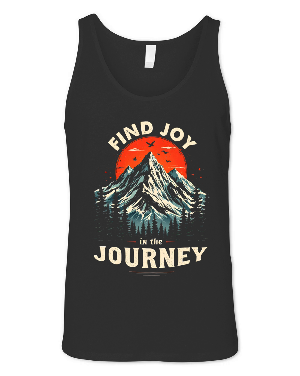 Find joy in the journey 07 Unisex Jersey Tank