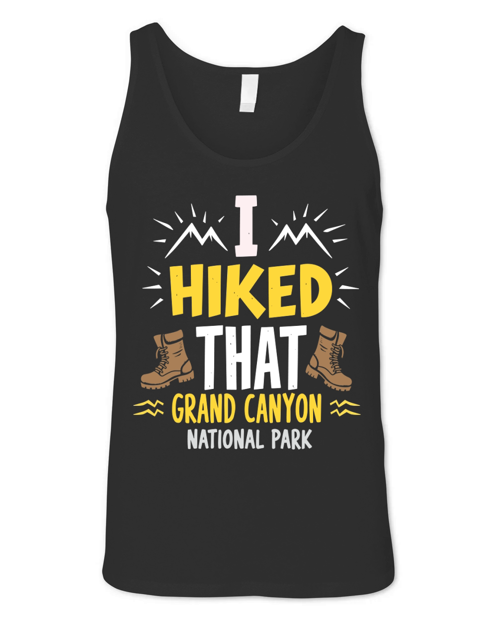 I hiked that grand canyon national park Unisex Jersey Tank