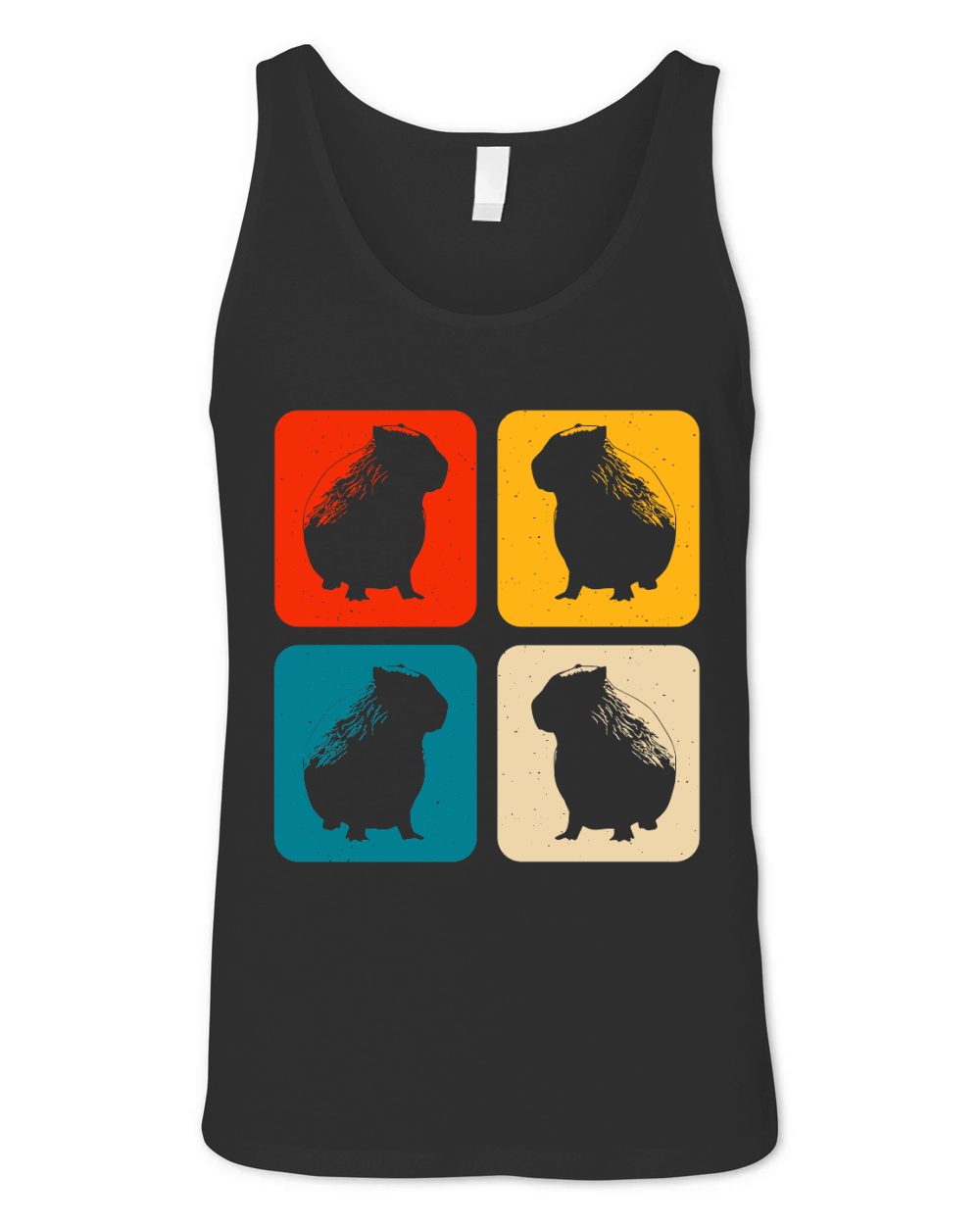 Vintage Capybara Unisex Jersey Tank