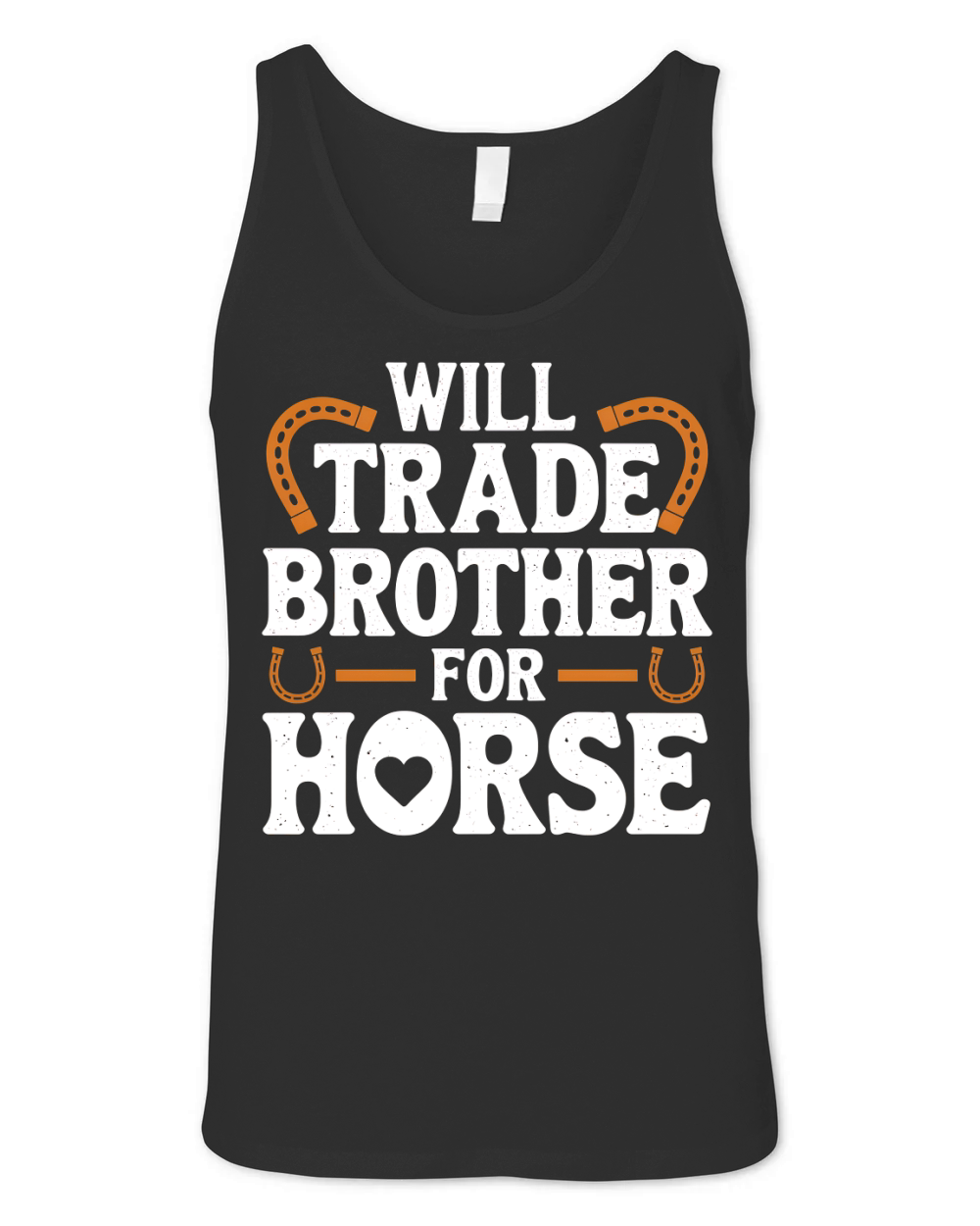 Will Trade Brother For Horse Unisex Jersey Tank