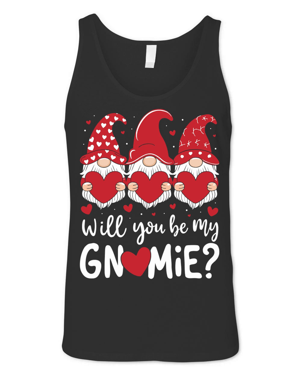will you be my gnomie 15 Unisex Jersey Tank