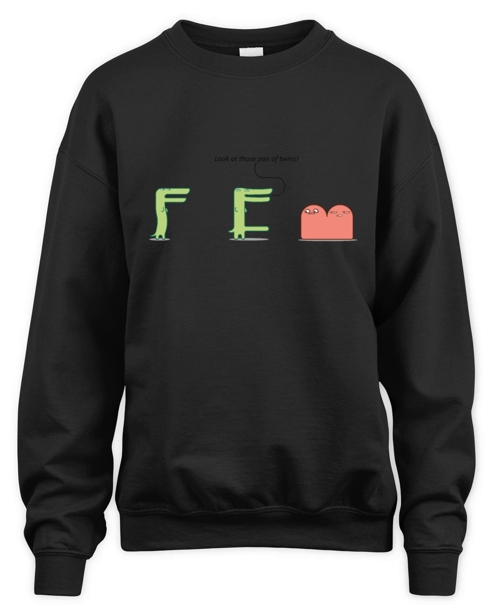 F E and B - Pair of Twins Unisex Premium Crewneck Sweatshirt