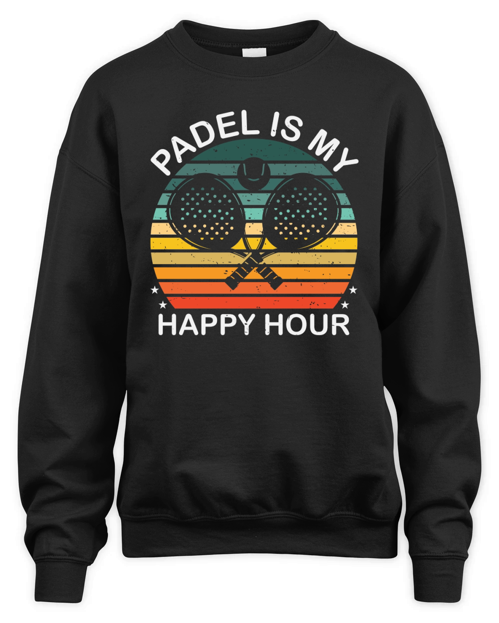 Padel Is My Happy Hour Unisex Premium Crewneck Sweatshirt