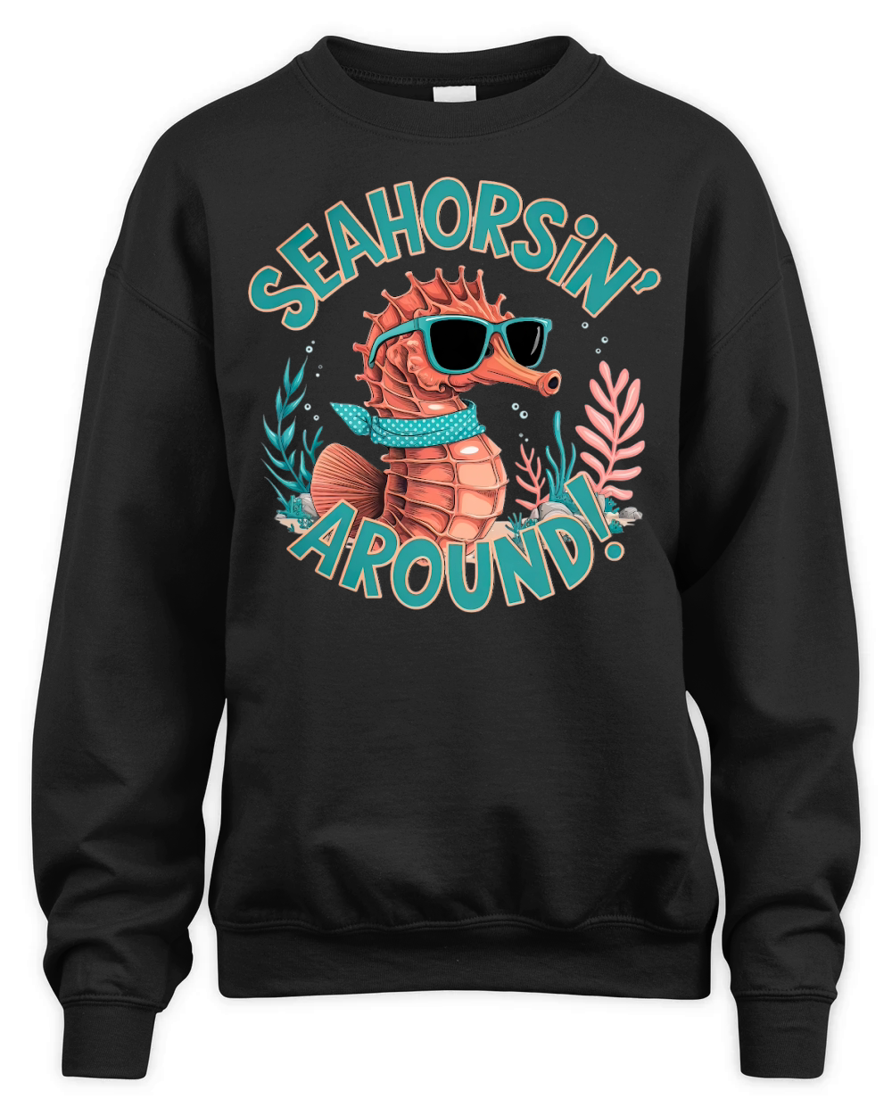 Seahorsin Unisex Premium Crewneck Sweatshirt