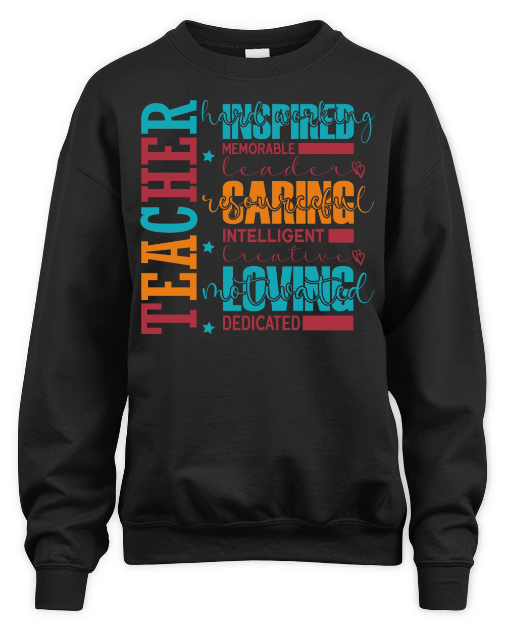 Teacger hard working memorable leader Resourceful 2 Unisex Premium Crewneck Sweatshirt