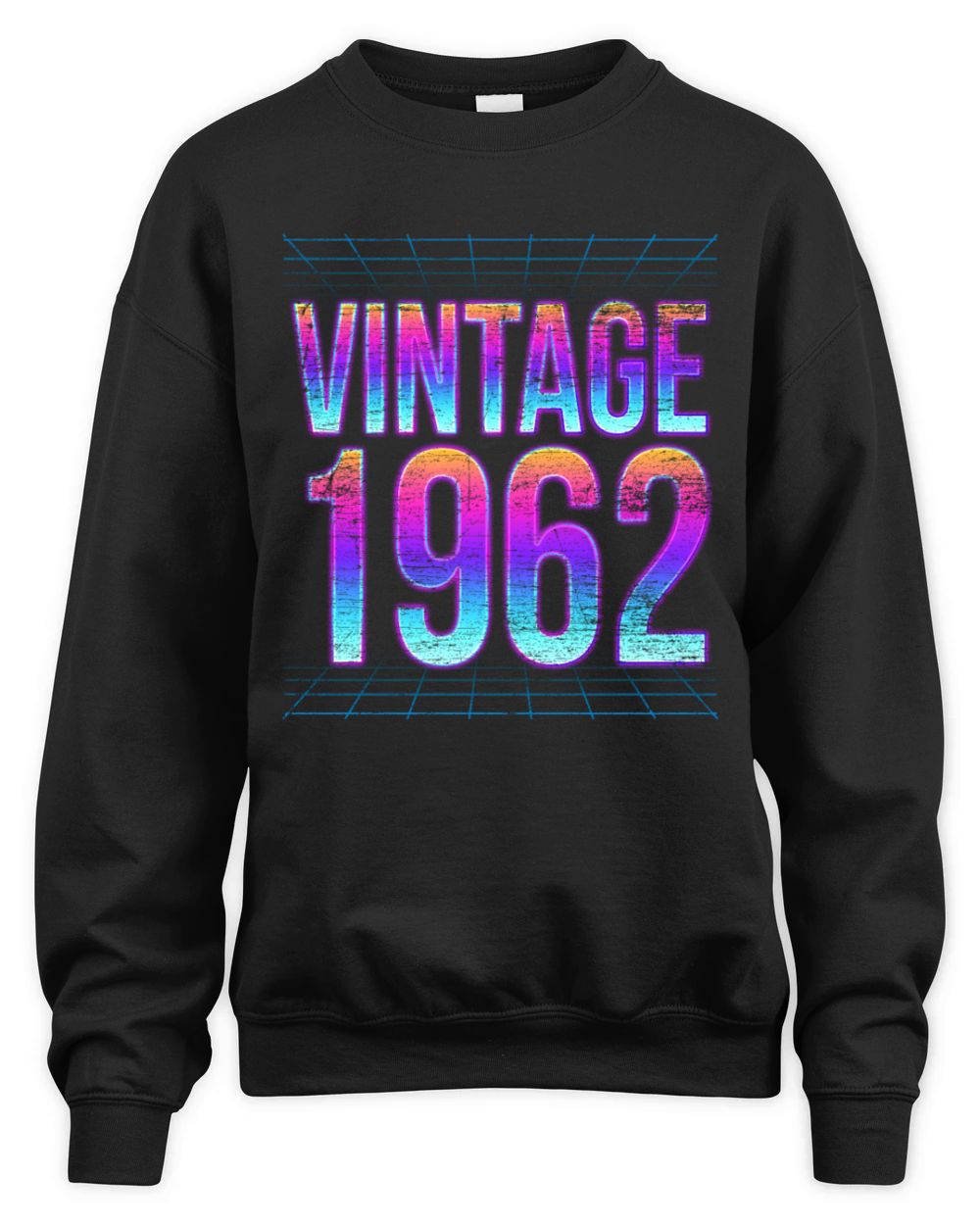 Vintage 1962 59th Birthday Gift Unisex Premium Crewneck Sweatshirt
