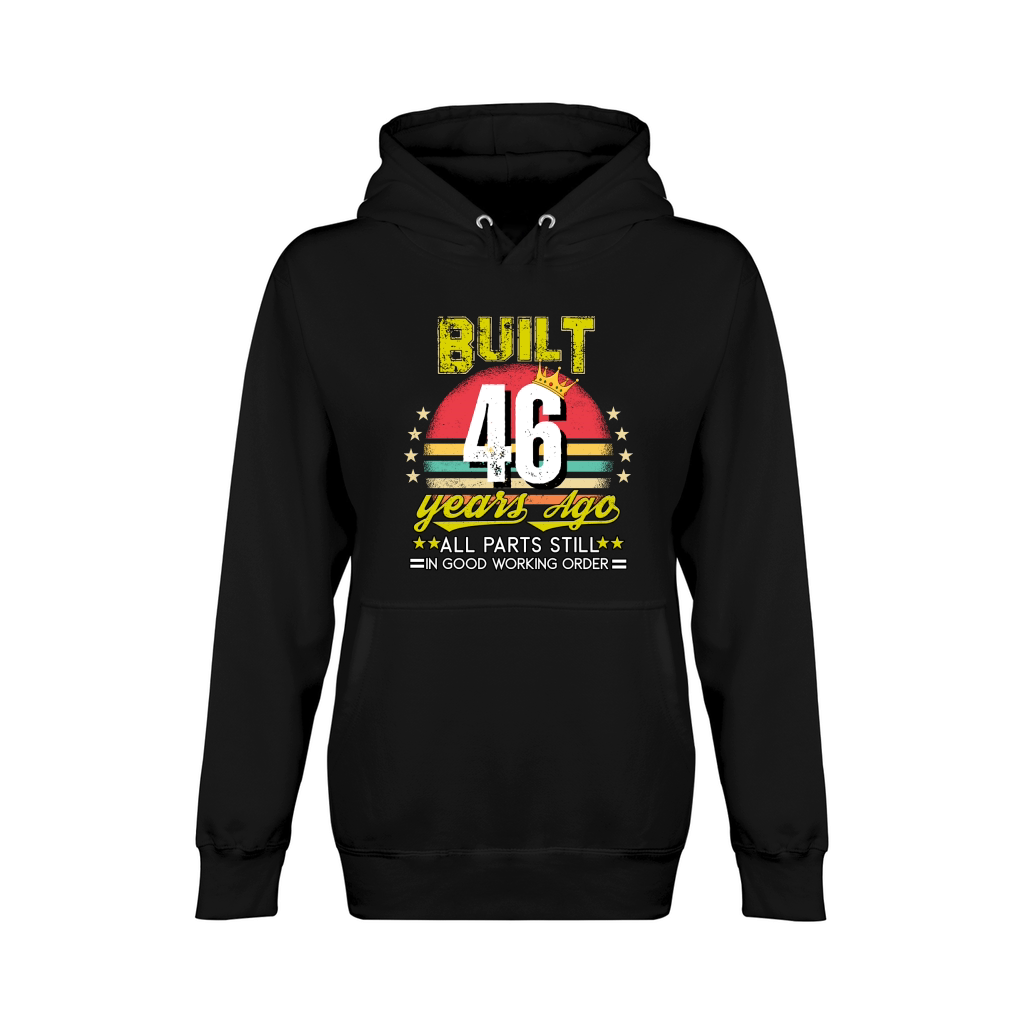 Vintage Birthday 46 Unisex Premium Pullover Hoodie
