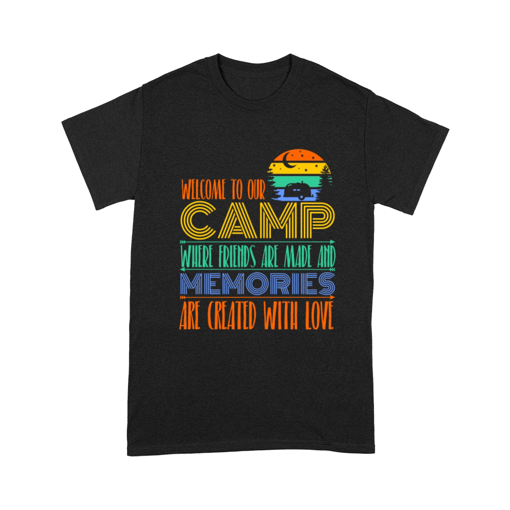 Welcome To Our Camp Colorful Camping Unisex T-Shirt