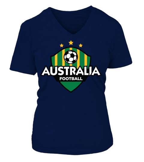 Australia Football Logo V-neck T-Shirt Woman