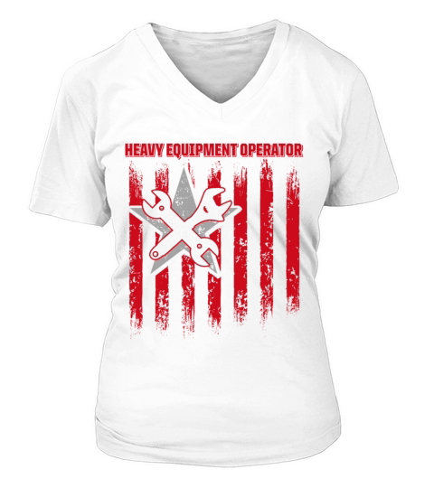 Heavy Equipment Operator Taught Funny Driver print V-neck T-Shirt Woman