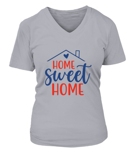 Home sweet home V-neck T-Shirt Woman